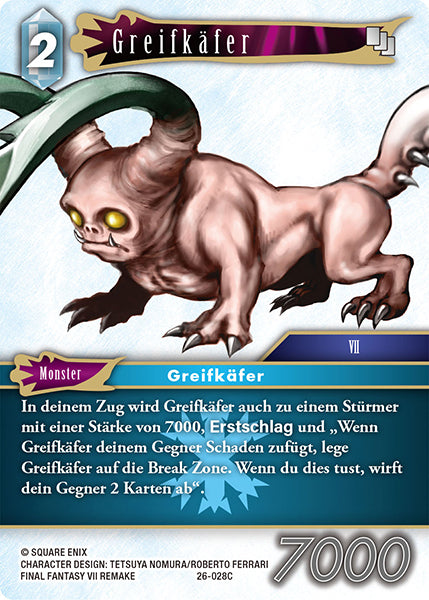 Final Fantasy Opus 26-028 C Greifkäfer Eis