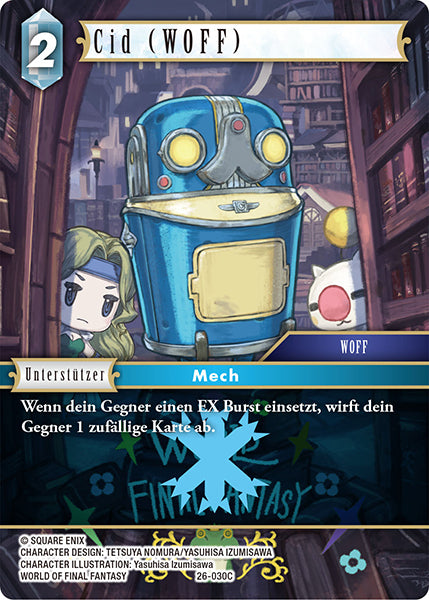 Final Fantasy Opus 26-030 C Sid (WOFF) Eis
