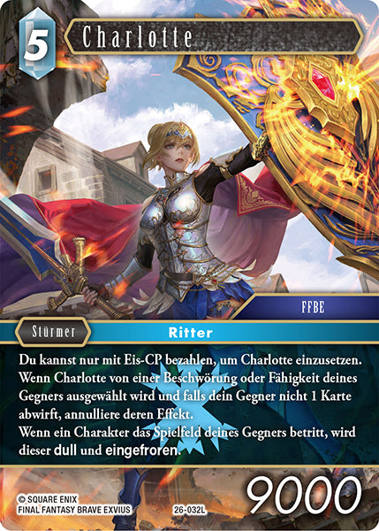 Final Fantasy Opus 26-032 L Charlotte Eis