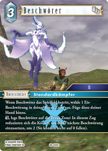 Final Fantasy Opus 26-033 C Beschwörer Eis