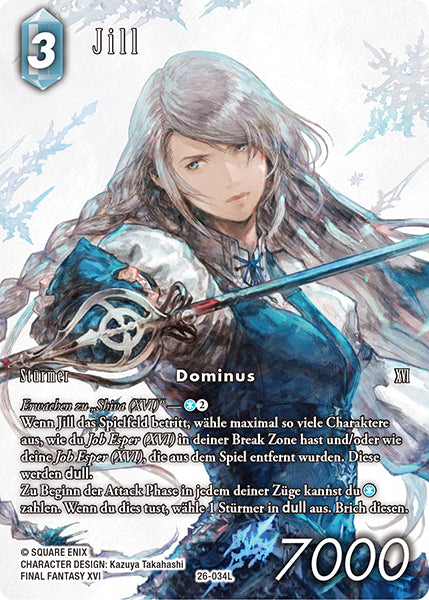 Final Fantasy Opus 26-034 L Jill Eis