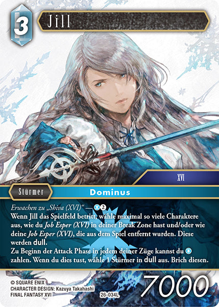 Final Fantasy Opus 26-034 L Jill Eis