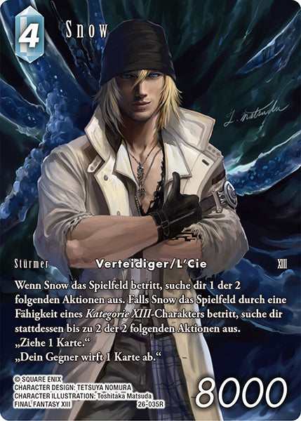 Final Fantasy Opus 26-035 R Snow Eis