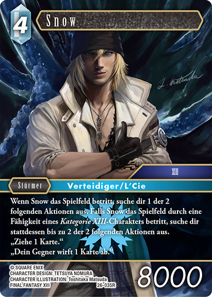 Final Fantasy Opus 26-035 R Snow Eis
