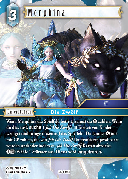 Final Fantasy Opus 26-040 R Menphina Eis