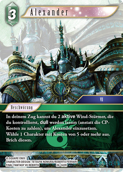 Final Fantasy Opus 26-042 R Alexander Wind