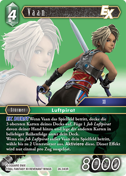 Final Fantasy Opus 26-043 R Vaan Wind
