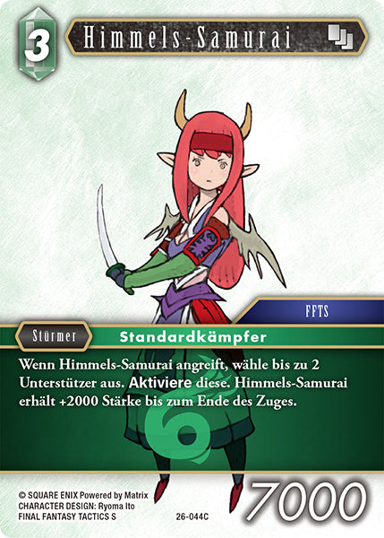 Final Fantasy Opus 26-044 C Himmels-Samurai Wind