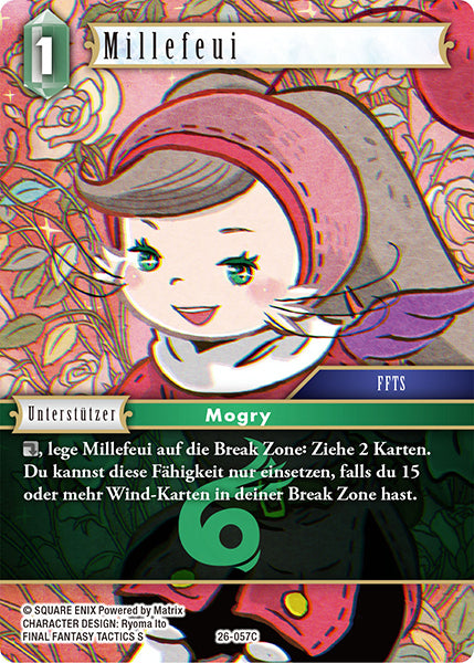 Final Fantasy Opus 26-057 C Millefeui Wind