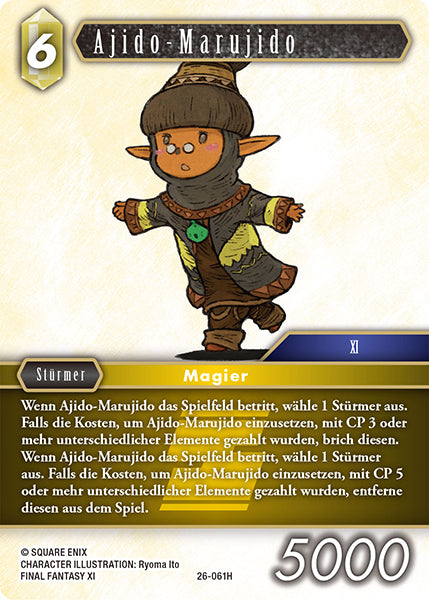 Final Fantasy Opus 26-061 H Ajido-Marujido Erde