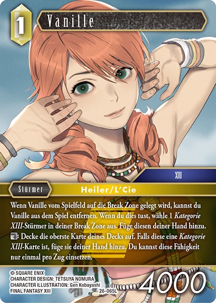 Final Fantasy Opus 26-065 L Vanille Erde