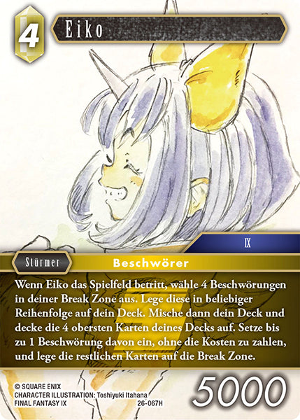 Final Fantasy Opus 26-067 H Eiko Erde