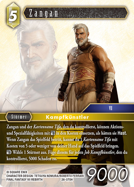 Final Fantasy Opus 26-070 H Zangan Erde