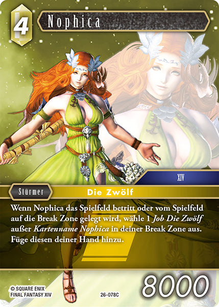 Final Fantasy Opus 26-078 C Nophica Erde