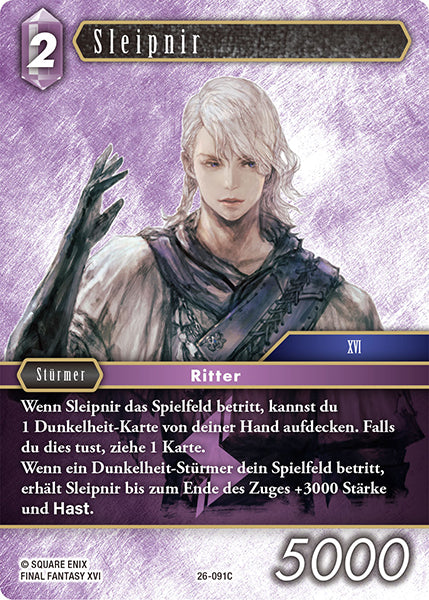 Final Fantasy Opus 26-091 C Sleipnir Blitz