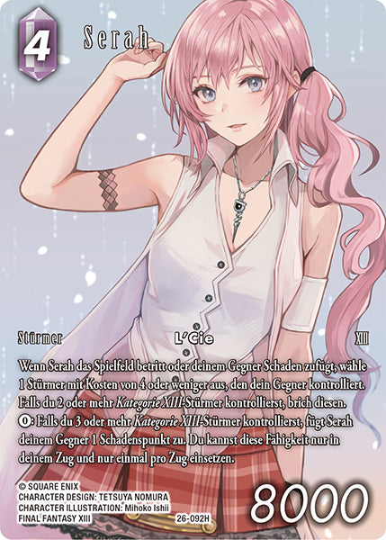 Final Fantasy Opus 26-092 H Serah Blitz
