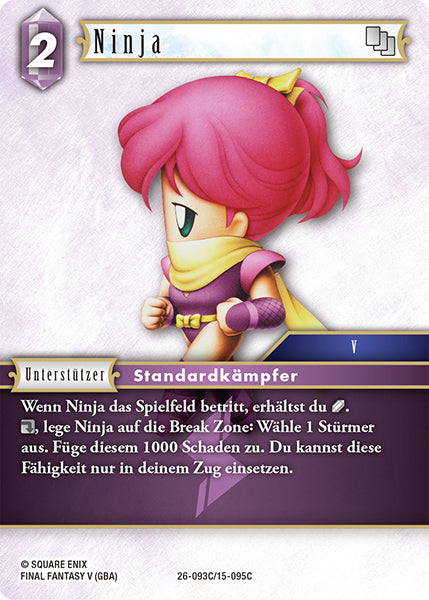 Final Fantasy Opus 26-093 C Ninja Blitz
