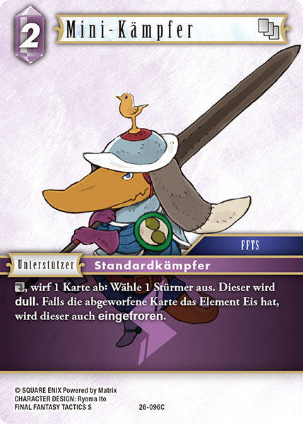 Final Fantasy Opus 26-096 C Mini-Kämpfer Blitz