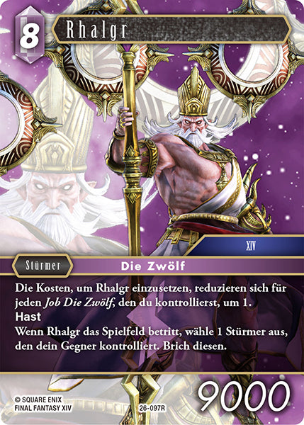 Final Fantasy Opus 26-097 R Rhalgr Blitz