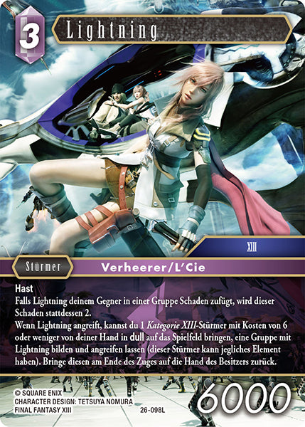 Final Fantasy Opus 26-098 L Lightning Blitz