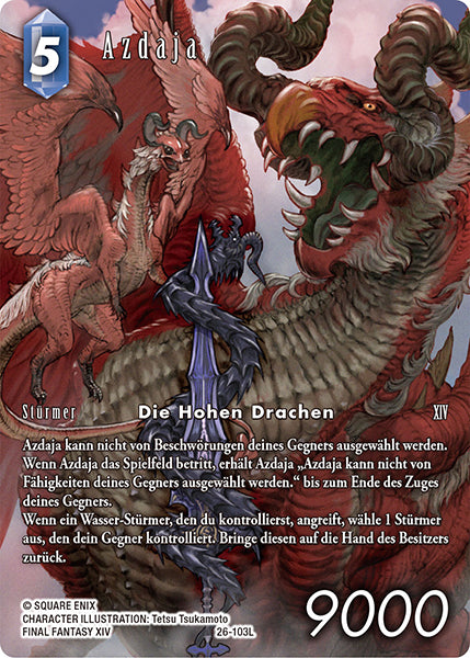 Final Fantasy Opus 26-103 L Azdaja Wasser