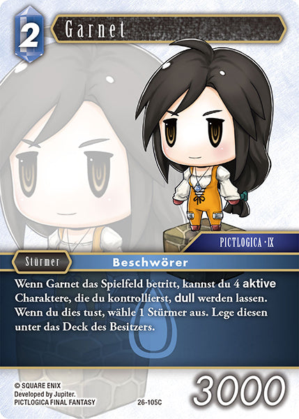 Final Fantasy Opus 26-105 C Garnet Wasser