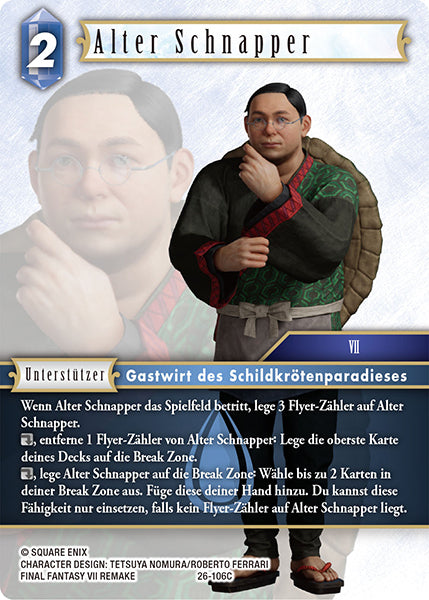 Final Fantasy Opus 26-106 C Alter Schnapper Wasser