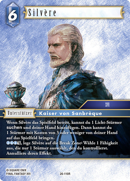 Final Fantasy Opus 26-110 R Silvère Wasser
