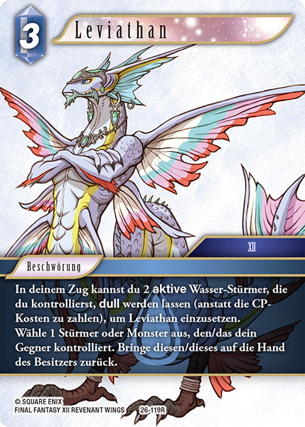 Final Fantasy Opus 26-119 R Leviathan Wasser