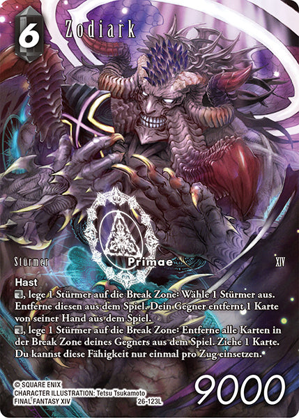 Final Fantasy Opus 26-123 L Zodiark Dunkelheit