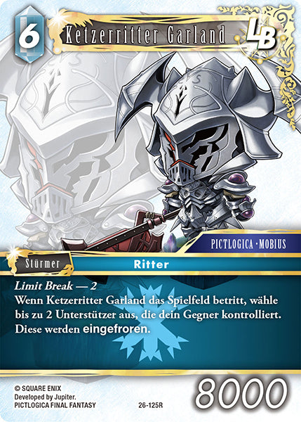 Final Fantasy Opus 26-125 R Ketzerritter Garland LB Eis