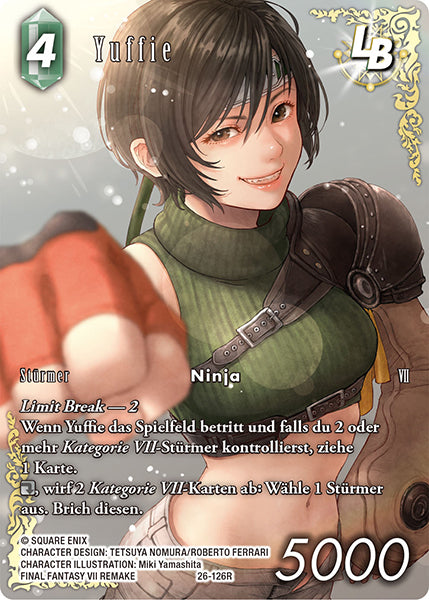 Final Fantasy Opus 26-126 R Yuffie LB Wind