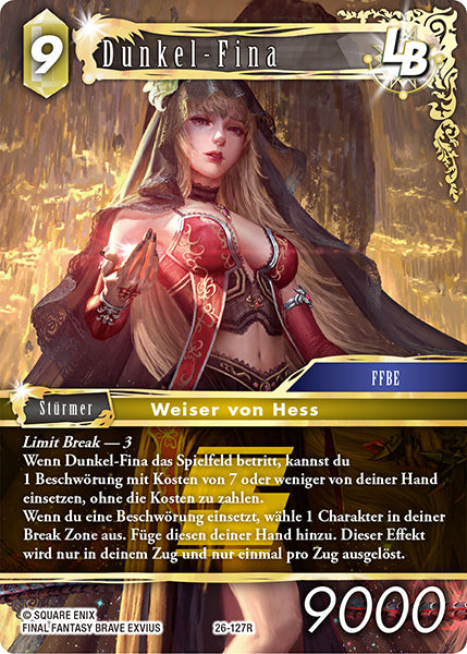 Final Fantasy Opus 26-127 R Dunkel-Fina LB Erde