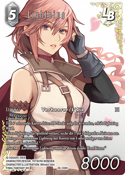 Final Fantasy Opus 26-130 H Lightning LB Licht