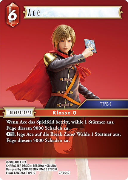 Final Fantasy Opus 27-004 C Ace Feuer