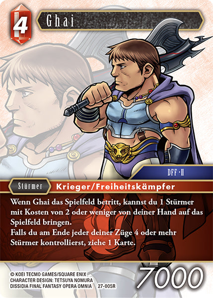 Final Fantasy Opus 27-005 R Ghai Feuer
