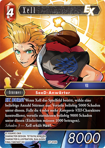 Final Fantasy Opus 27-012 H Xell Feuer