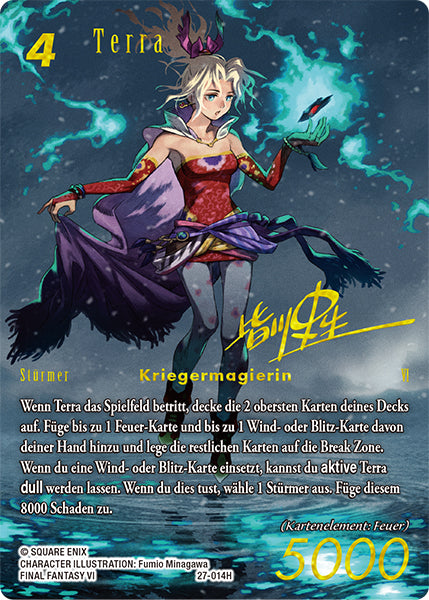 Final Fantasy Opus 27-014 H Terra Feuer