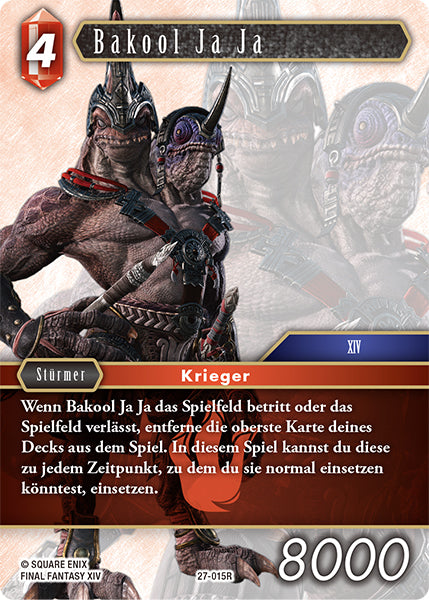Final Fantasy Opus 27-015 R Bakool Ja Ja Feuer