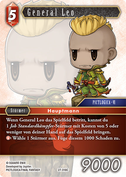 Final Fantasy Opus 27-018 C General Leo Feuer