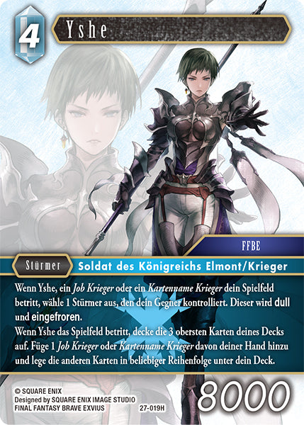 Final Fantasy Opus 27-019 H Yshe Eis