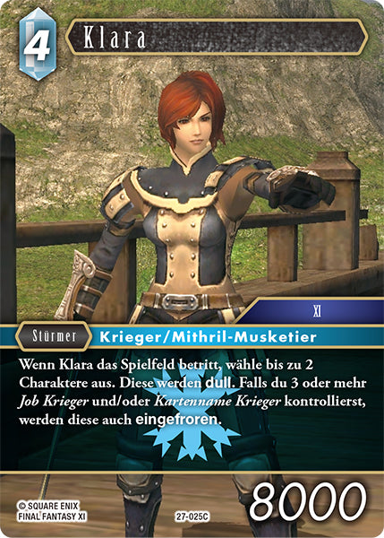 Final Fantasy Opus 27-025 C Klara Eis