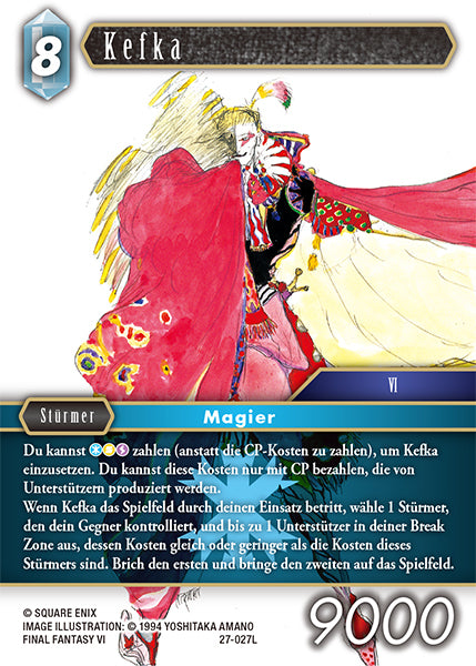 Final Fantasy Opus 27-027 L Kefka Eis