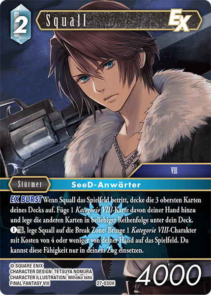Final Fantasy Opus 27-030 H Squall Eis