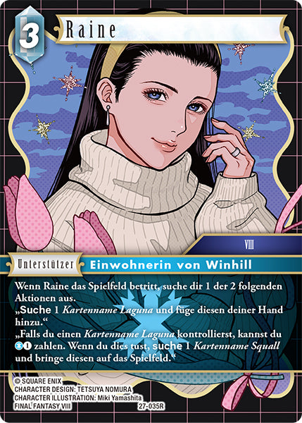 Final Fantasy Opus 27-035 R Raine Eis