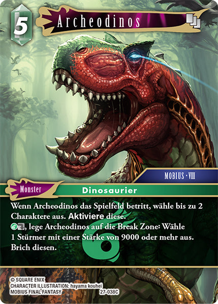 Final Fantasy Opus 27-038 C Archeodinos Wind