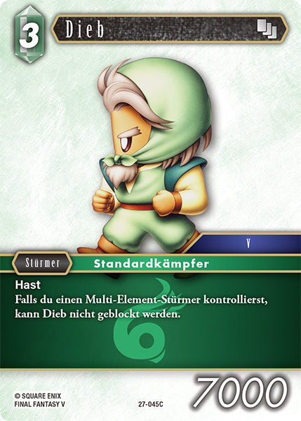 Final Fantasy Opus 27-045 C Dieb Wind
