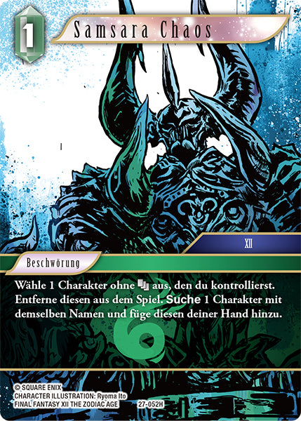 Final Fantasy Opus 27-052 H Samsara Chaos Wind