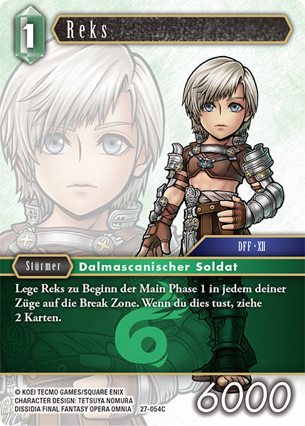 Final Fantasy Opus 27-054 C Reks Wind