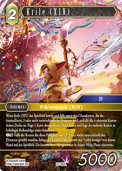 Final Fantasy Opus 27-062 L Krile (XIV) Erde